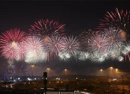德令哈市焰火晚会
